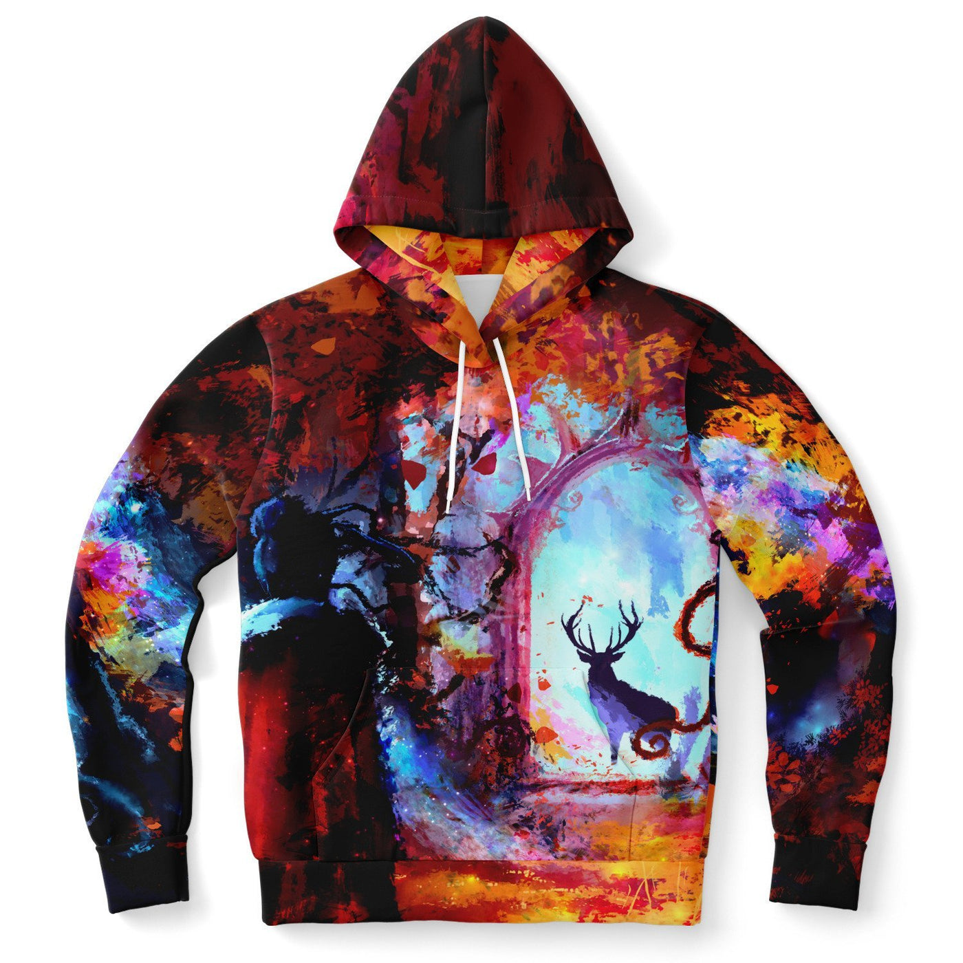Black Majestic Forest | Athletic Hoodie