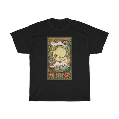 Dark Slate Gray The Moon Tarot Card | T-Shirt