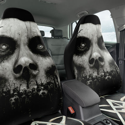 Dark Slate Gray Hells Mouth 3 Horror Art | Car Seat Covers