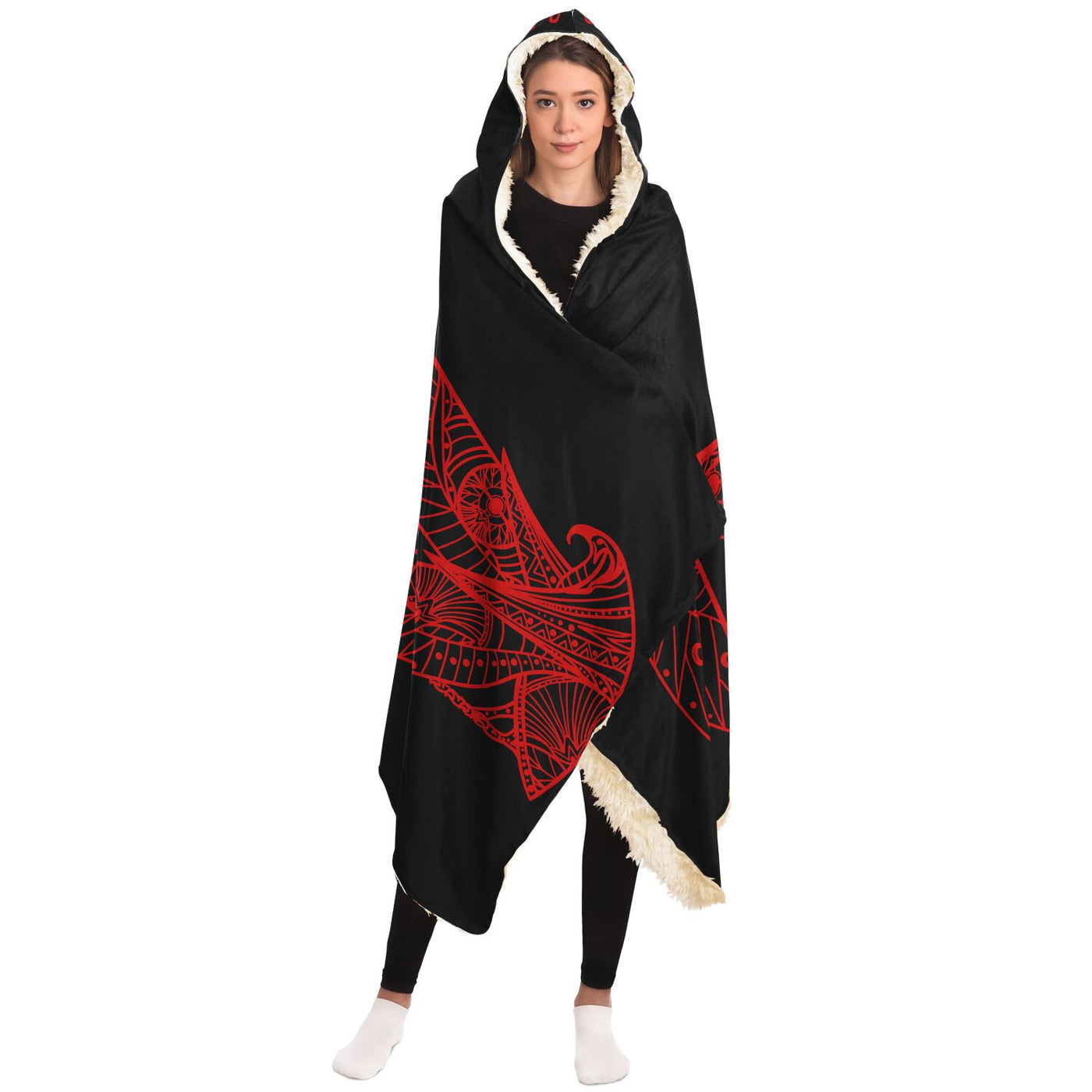 Rosy Brown egyptian 4 Hooded Blanket-Frontside-Design_Template copy