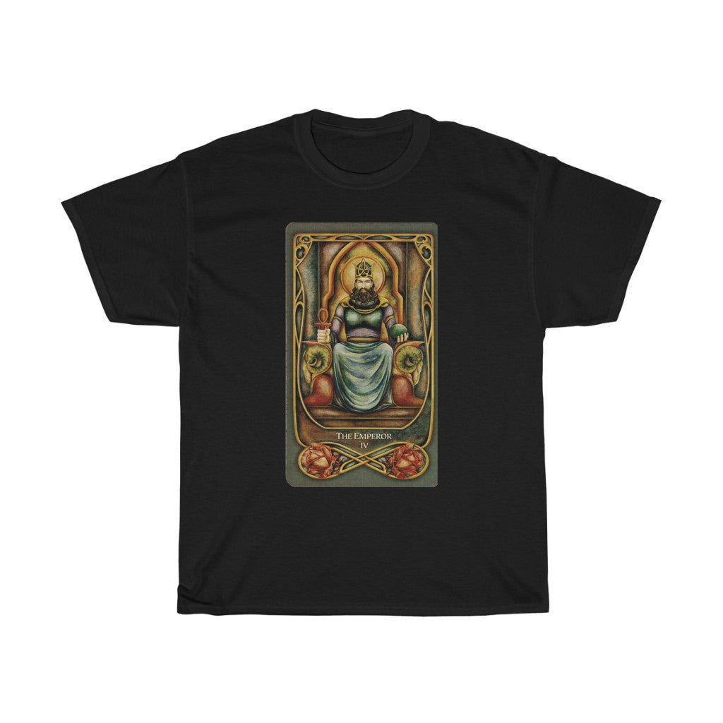 Dark Slate Gray The Emperor Tarot Card |T-Shirt