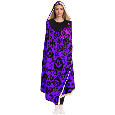 Black withcy 9 Hooded Blanket-Frontside-Design_Template copy