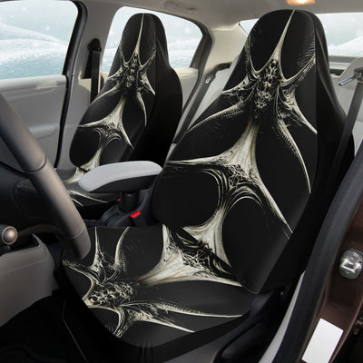 Gray Throne Of Bones 6 Gothic | Car Seat Covers