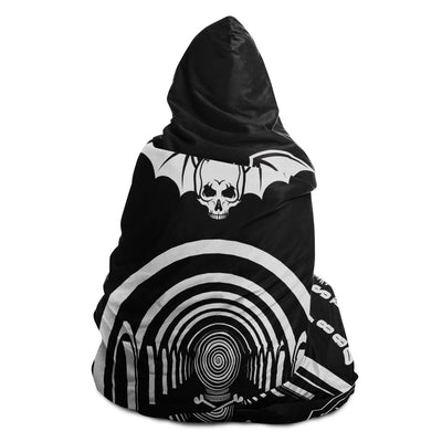 Gray Gray Ouija Board Halloween | Hooded Blanket