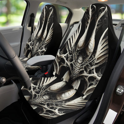 Black Thone Of Bones 4 Gothic | Car Seat Covers