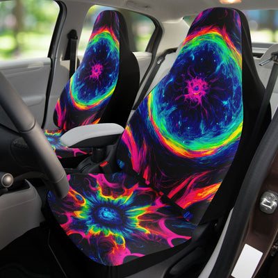 Rosy Brown Galaxy Tie Dye | Car Seat Covers