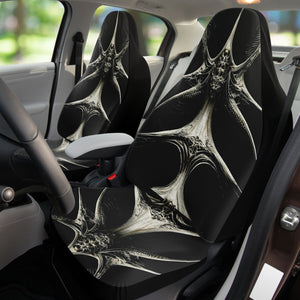 Black Throne Of Bones 6 Gothic | Car Seat Covers