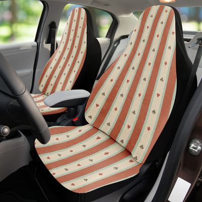 Rosy Brown Alice Cards Wallpaper Fantasy | Car Seat Covers