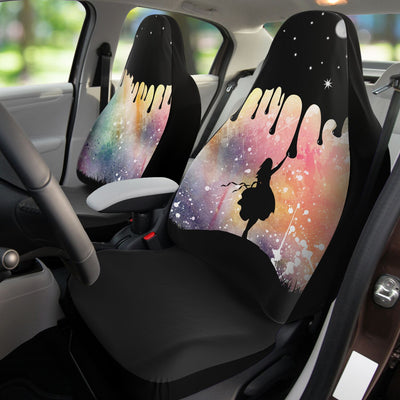 Tan Tie Dye Painting The Night Away | Car Seat Covers