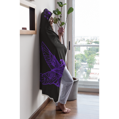 Gray egyptian 3 Hooded Blanket-Frontside-Design_Template copy