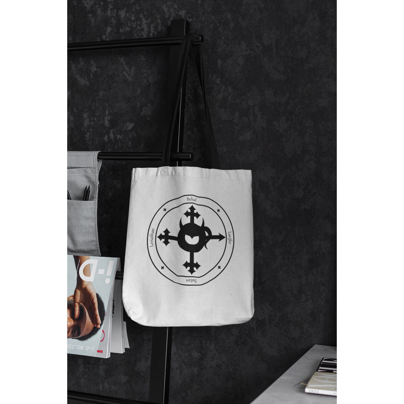 Gray Lucifers Compass | Tote Bag