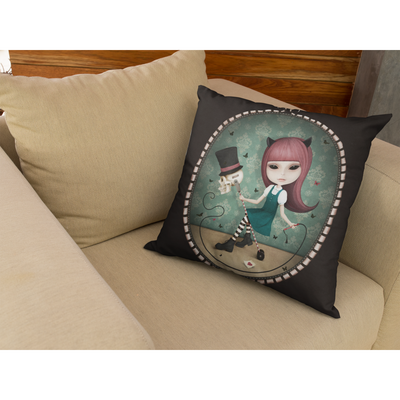 Rosy Brown Alice Series 5 | Pillow Cover