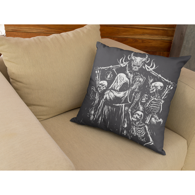 Rosy Brown The Satanic Meeting Place | Pillow Case