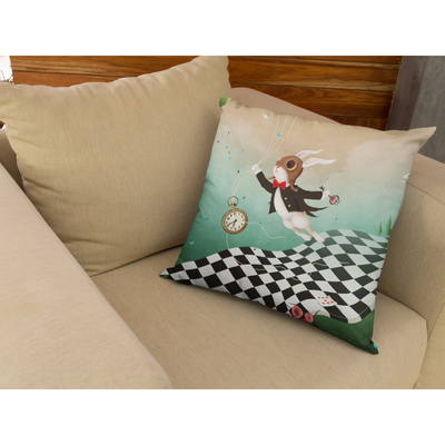 Rosy Brown Alice Series 11 | Pillow Cover