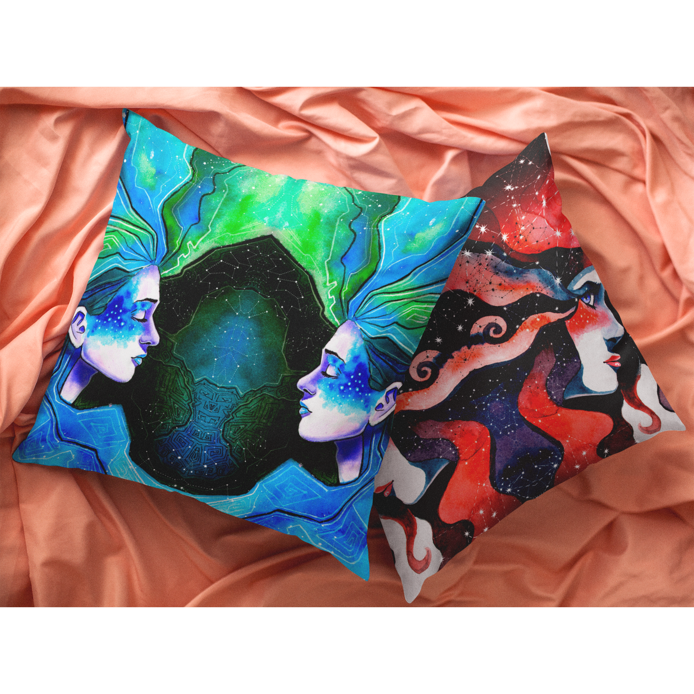 Sienna Gemini Blue Celestial | Pillow Case