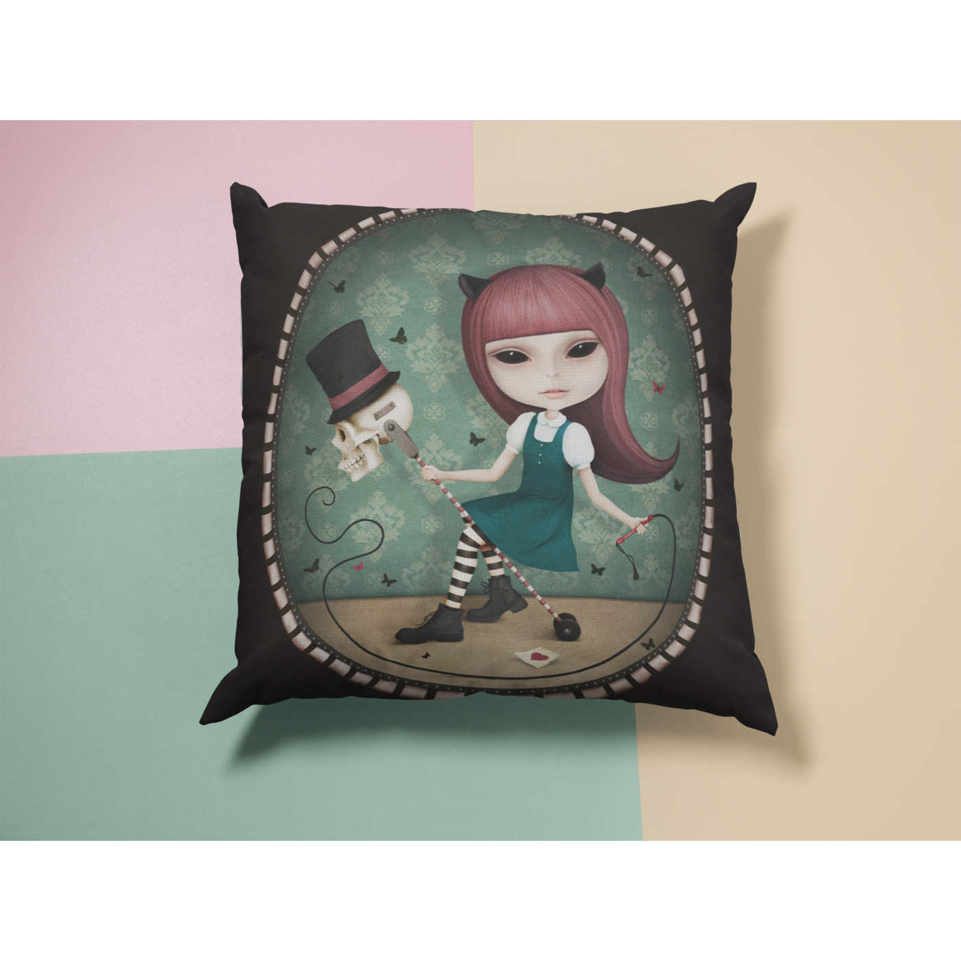 Gray Alice Series 5 | Pillow Cover